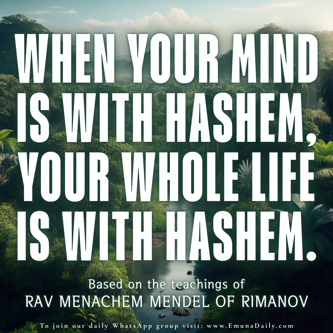 ~ _Today is the yahrtzeit of Rav Menachem Mendel of Rimanov zt"l_ *Click to receive Emuna Daily* https://linktr.ee/emunadaily