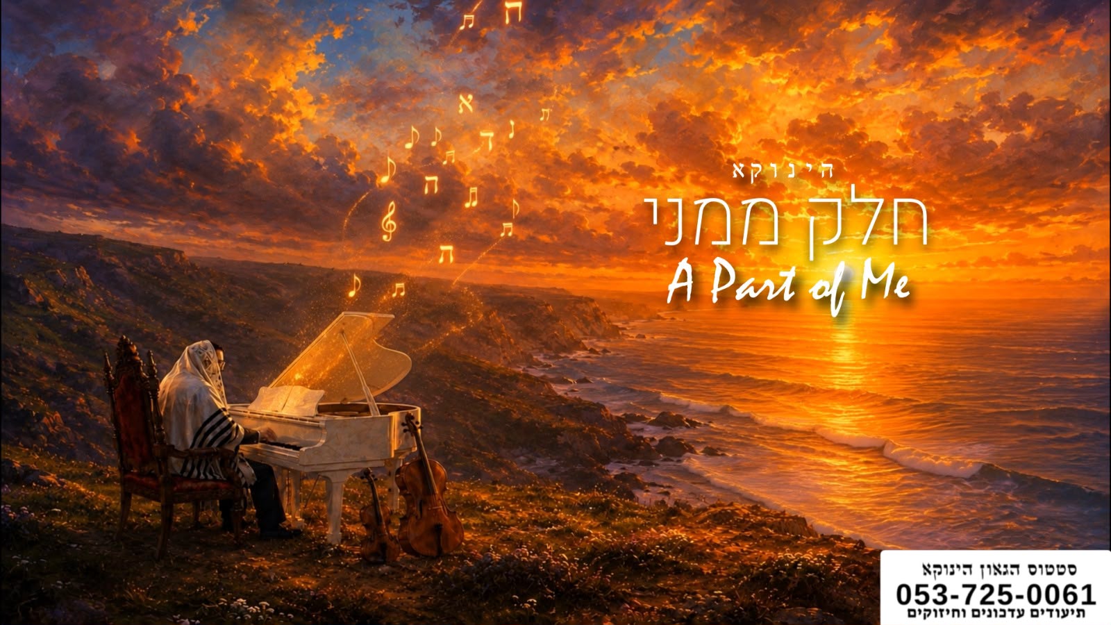 *ניגון חדש*🎶 *"חלק ממני" - ניגוני הינוקא | A Part of Me - The Yanuka's Melodies* https://youtu.be/QdUSTU64kYQ *חדש*✨ *ערוץ הגאון הינוקא תוכן עדכני ומחזק כל יום* https://whatsapp.com/channel/0029VbD8faQIyPtcBOAyvW0u 🎯```להצטרפות לקבוצת הווטסאפ - לעדכונים על זמני השיעורים ודברי תורה``` https://chat.whatsapp.com/GvSvQZEh9ke4TIuJaZiZHf?mode=gi_t 📞למוקד הטלפוני-033765444